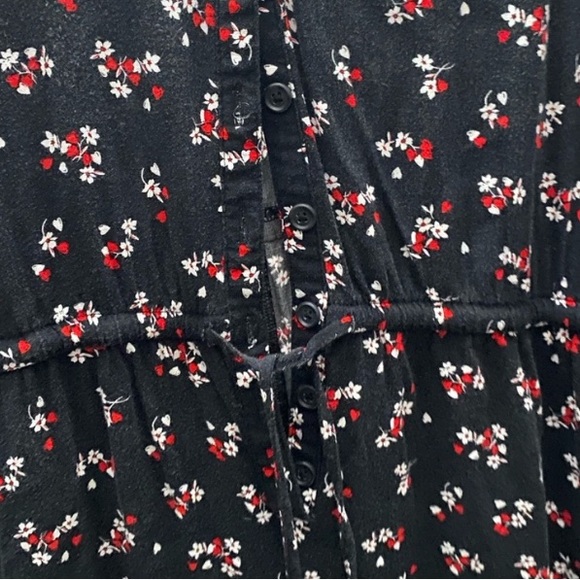 Torrid Black Romper with Floral Accents - Picture 7 of 12